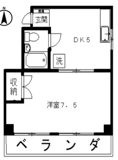 東京都江戸川区西葛西4【マンション】の間取り