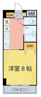 ラ・フランスマンション本町【1階】の間取り