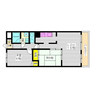 東京都板橋区大谷口2【マンション】の間取り