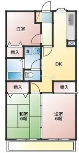 モントレー西船【2階】の間取り