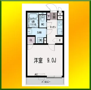 イクシオ花小金井【2階】の間取り