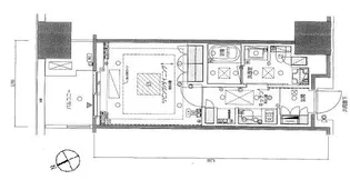 東京都港区麻布台1【マンション】の間取り