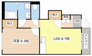 フォレスト ヴィラ パートII【1階】の間取り