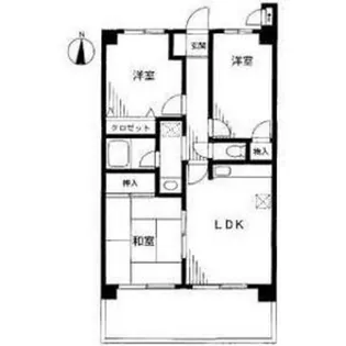 ルグラン前島【3階】の間取り
