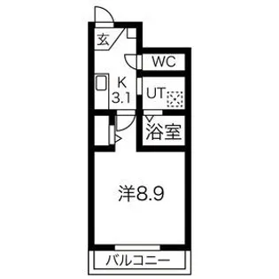 アイランドヴィレッジ本町【1階】の間取り
