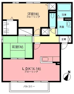 プラムコート【2階】の間取り