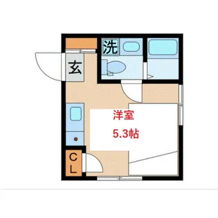 東京都品川区旗の台3【マンション】の間取り