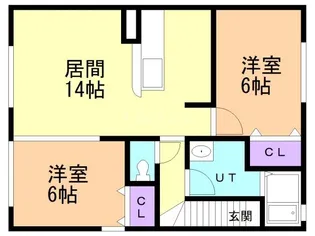 グランモアM【2階】の間取り