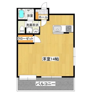 アクシス城山【2階】の間取り