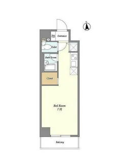 プレミアステージ芝公園II【6階】の間取り