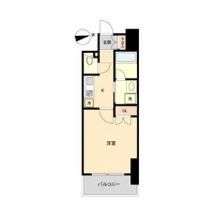 レジディア鶴舞【11階】の間取り