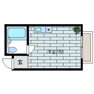 ウィズテリア東阪田【4階】の間取り