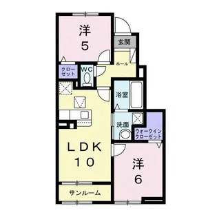 ディーテラス I【1階】の間取り