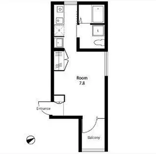 VLN2 YEBISU【1階】の間取り
