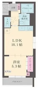 エイトバード東静岡【1階】の間取り