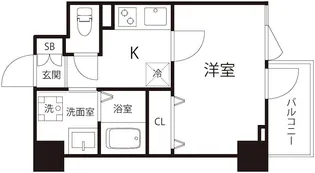 Trimestoriel【1階】の間取り