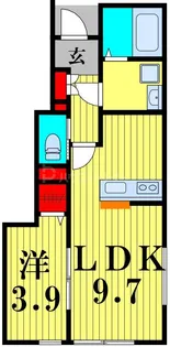 リーブルファイン柏高田【1階】の間取り