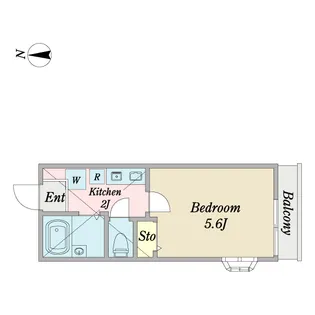 ハーブ西生田【2階】の間取り