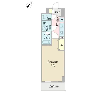 Reginous【6階】の間取り