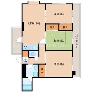 メゾンタナカ【3階】の間取り