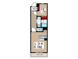 コンフォート大宮三橋【1階】の間取り
