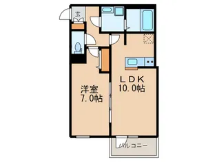 GENOVIA桜上水 skygarden【3階】の間取り