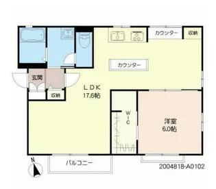 ディアス新川【1階】の間取り
