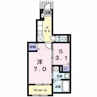 ブリーズ N【1階】の間取り
