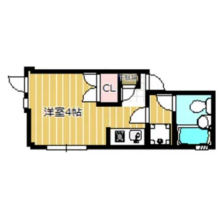 ヒューゲルハイム三軒茶屋【1階】の間取り