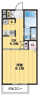 カサグランデ【1階】の間取り