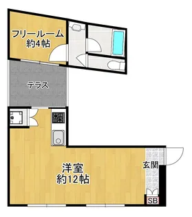 カーサ小治郎【2階】の間取り