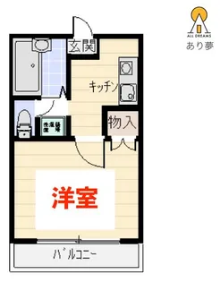 ウインビュ本牧【2階】の間取り