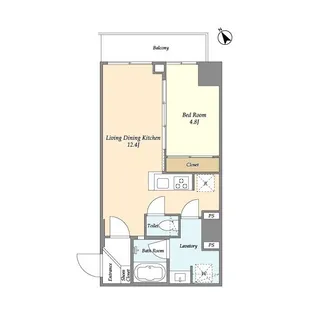 プレール・ドゥーク練馬北町【6階】の間取り