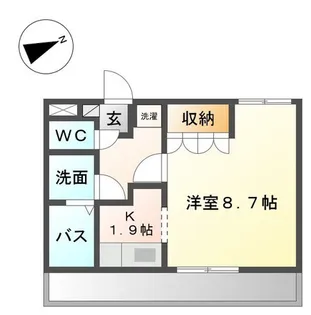 ヴァプールS【2階】の間取り