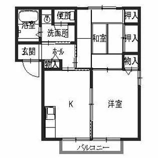 バウソリオ【2階】の間取り