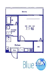 リッチスペース大船IV B棟【2階】の間取り