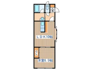 クリスタル【1階】の間取り