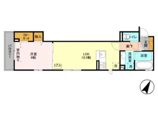 ソラーナ【1階】の間取り