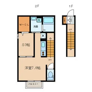 Maison de martha(メゾンドマーサ)【2階】の間取り