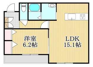 アリア【2階】の間取り