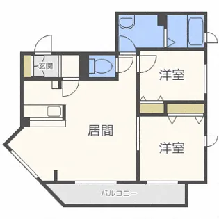 エフ・フィオーレ【4階】の間取り