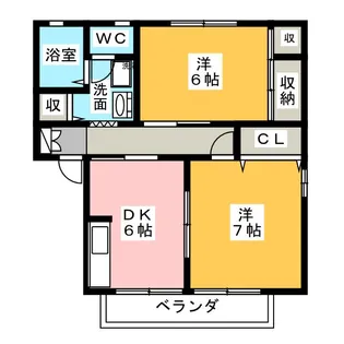 メゾンドプチマロン水堀 B【1階】の間取り