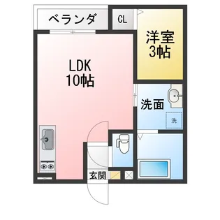 Jack kohokuI【1階】の間取り