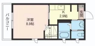 BEREO湘南台【2階】の間取り