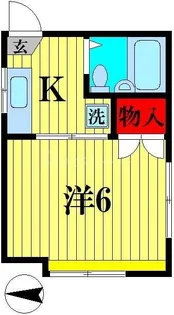 ライフステージ本田コーポ【1階】の間取り