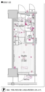 ガーラ・リバーサイド横濱南【4階】の間取り