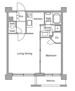 レジディア新宿イーストII【9階】の間取り