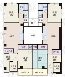 b’CASA所沢下山口re-born【1階】の間取り