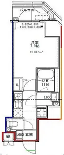 S-RESIDENCE文京小石川【2階】の間取り
