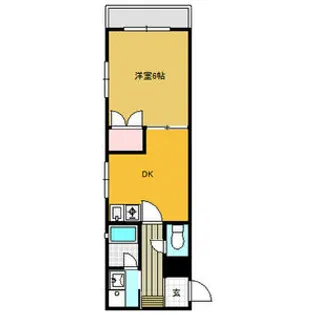 センチュリーハイツ本陣【6階】の間取り